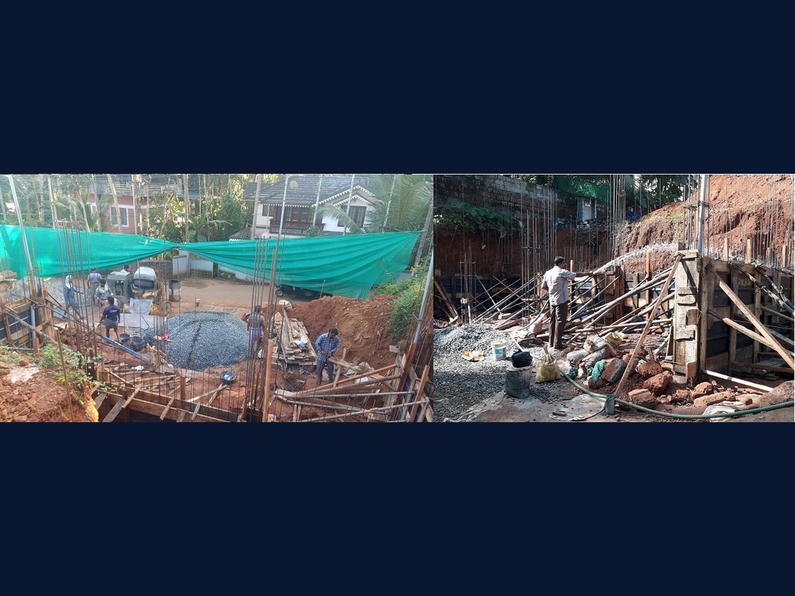Retaining Wall &mdash; Chelavoor, Kozhikode